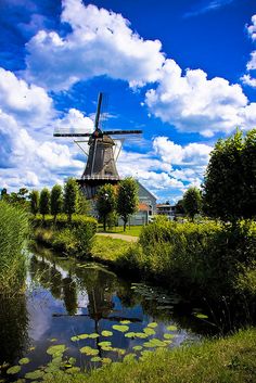Dutch Windmill Wallpaper Hd